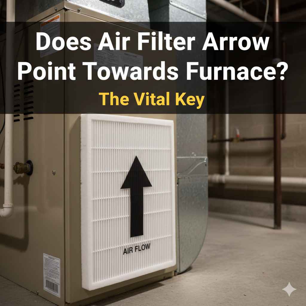 Does Air Filter Arrow Point Towards Furnace