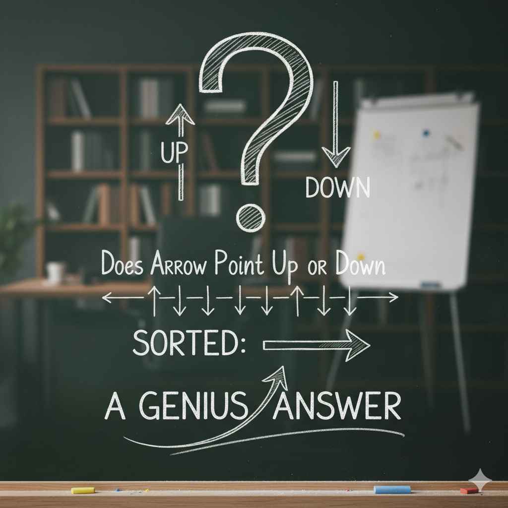 Does Arrow Point Up or Down When Sorted