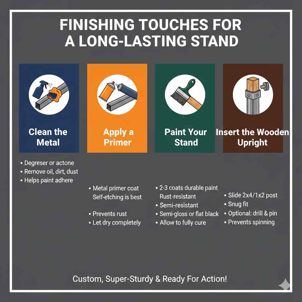 Finishing Touches for a Long-Lasting Stand