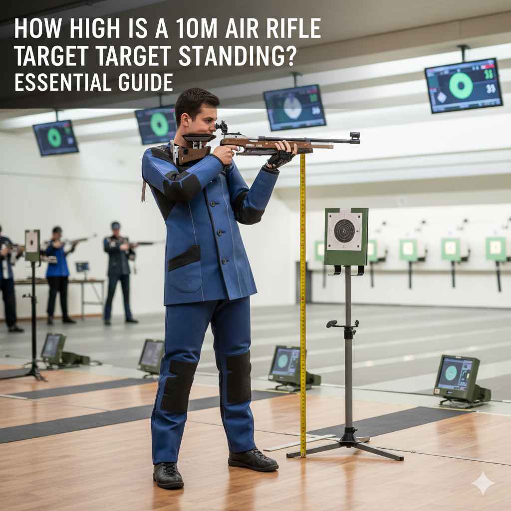 How High Is a 10m Air Rifle Target Standing
