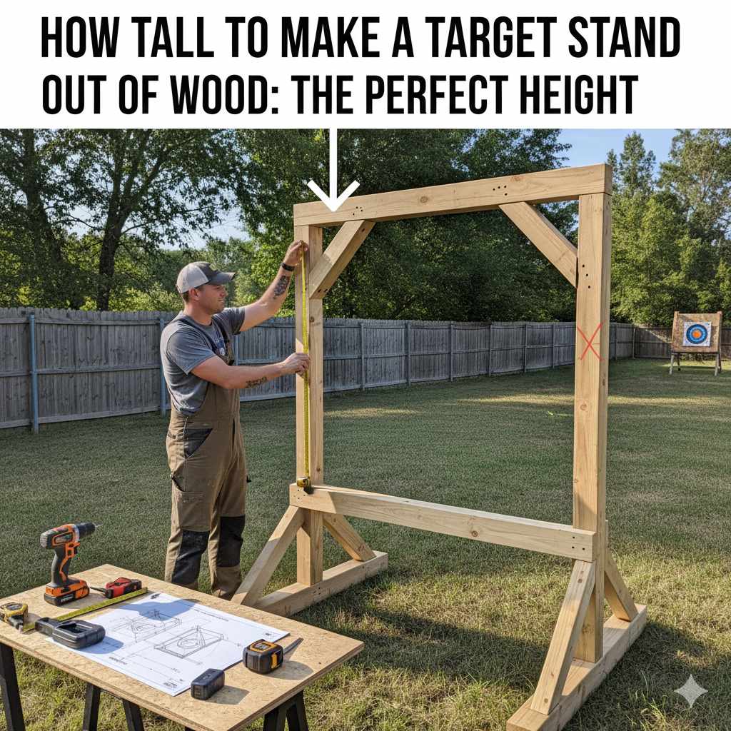 How Tall to Make a Target Stand Out of Wood