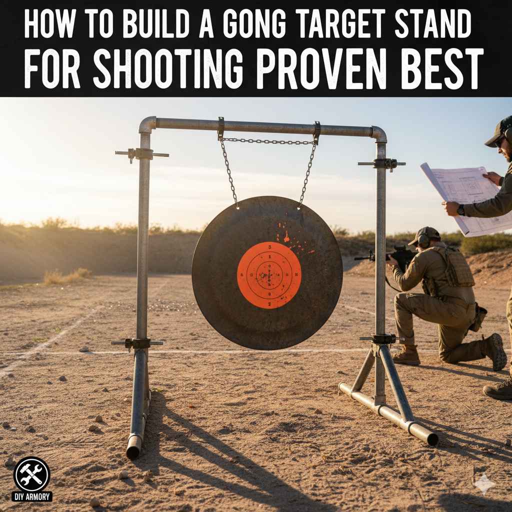 How To Build A Gong Target Stand For Shooting
