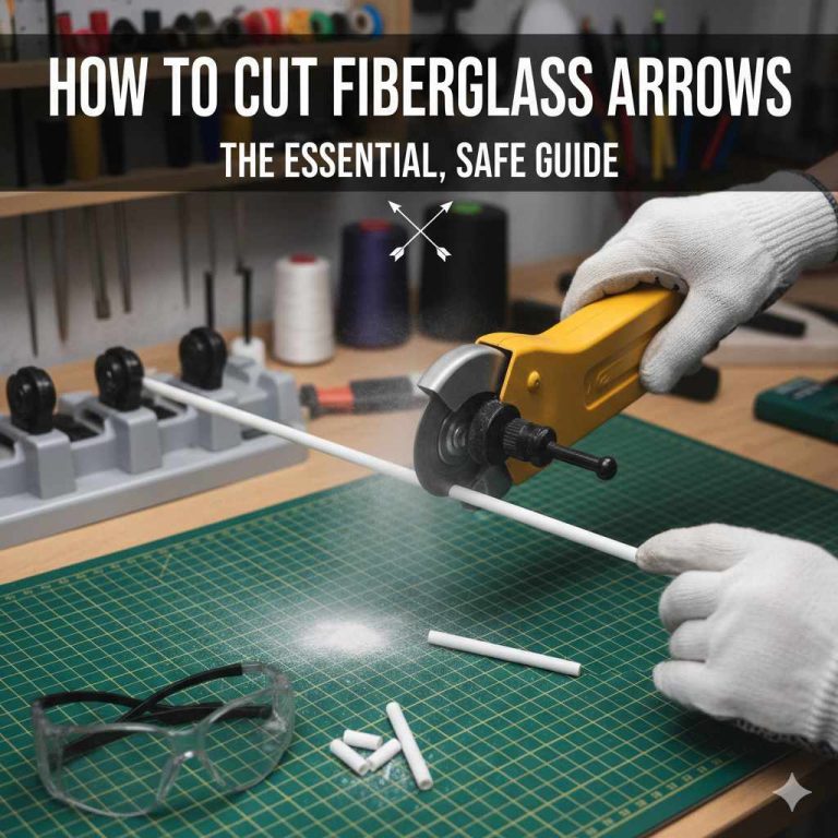 How To Cut Fiberglass Arrows