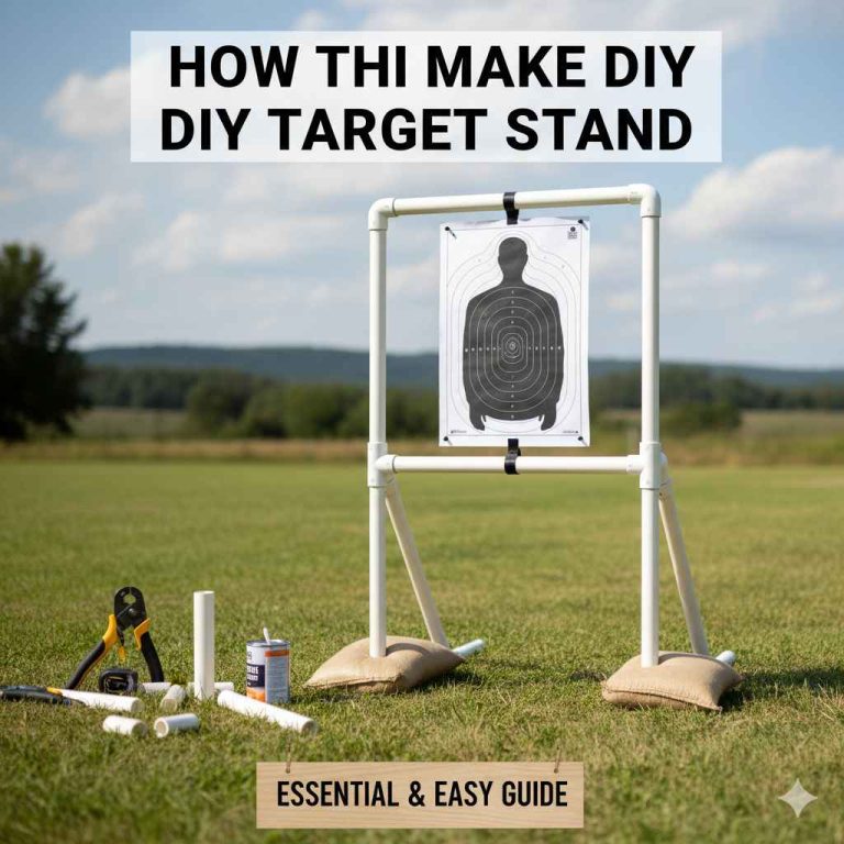How To Make A DIY Target Stand