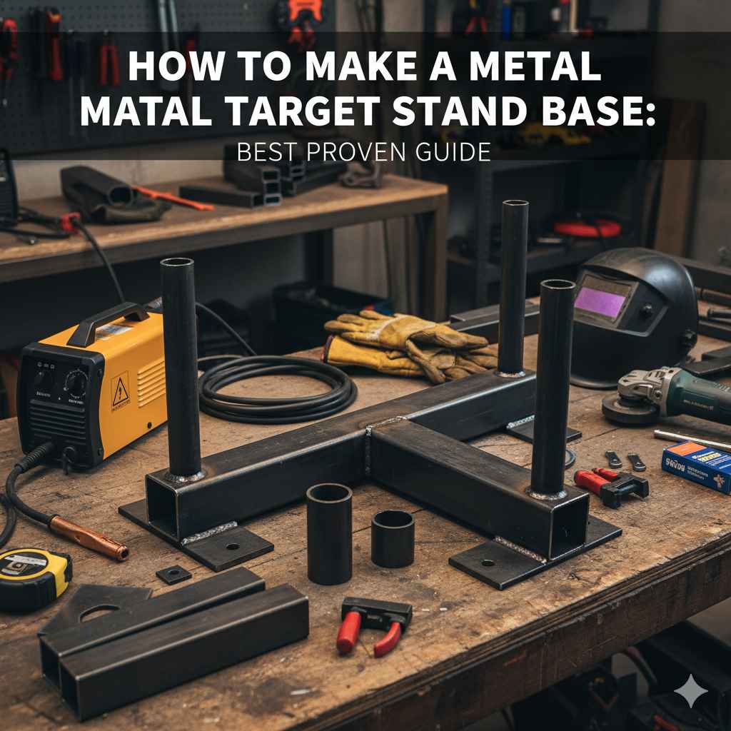 How To Make A Metal Target Stand Base