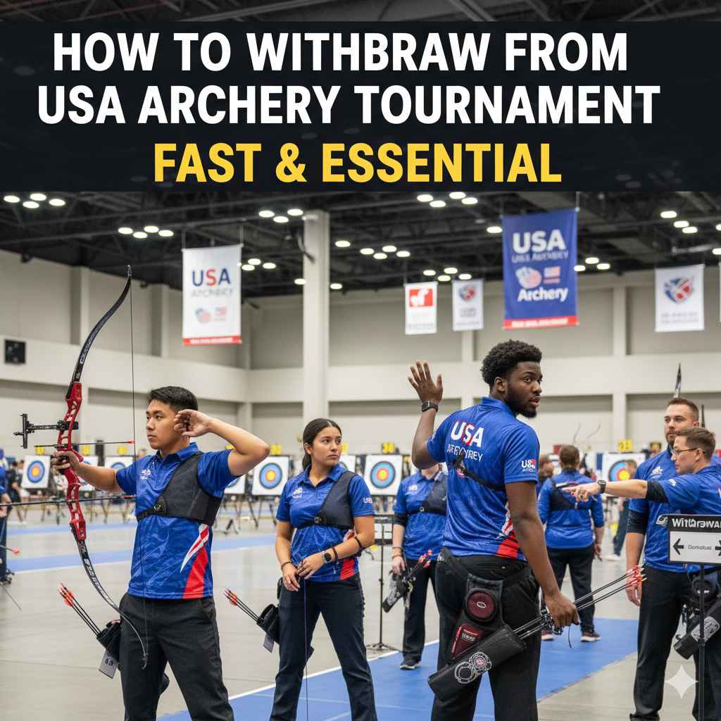 How To Withdraw From USA Archery Tournament