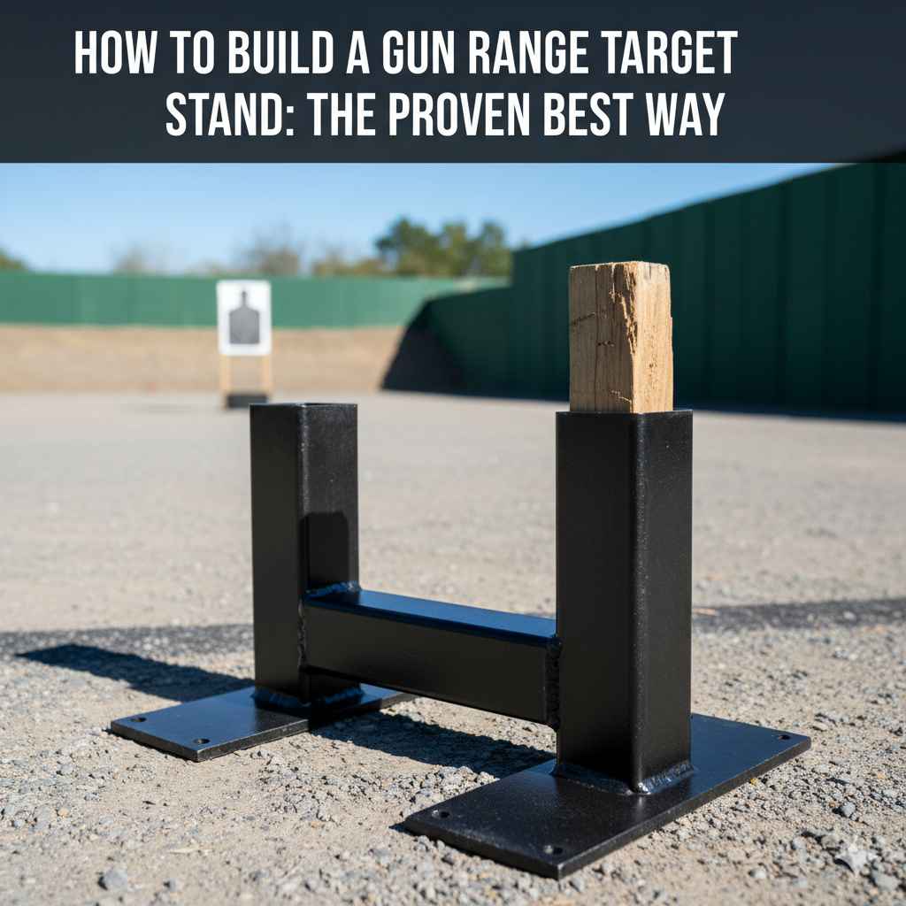 How to Build a Gun Range Target Stand
