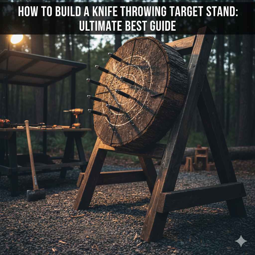 How to Build a Knife Throwing Target Stand