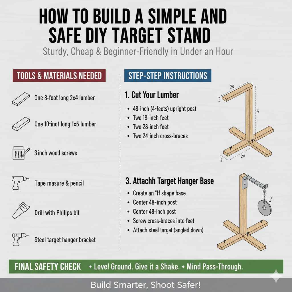 How to Build a Simple and Safe DIY Target Stand