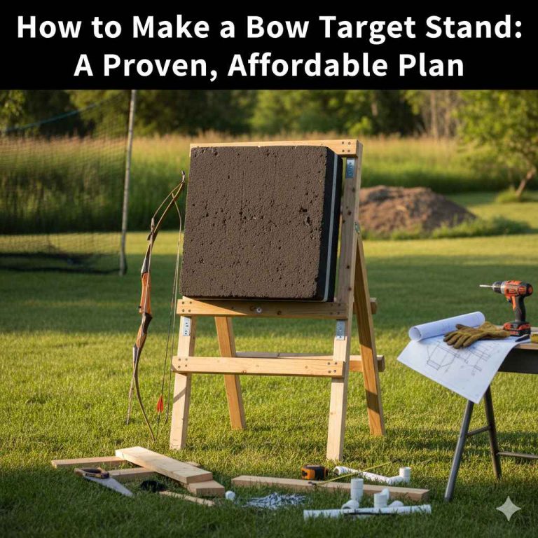 How to Make a Bow Target Stand