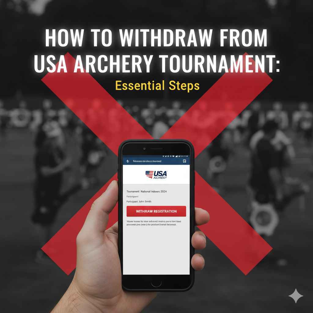 How to Withdraw from USA Archery Tournament