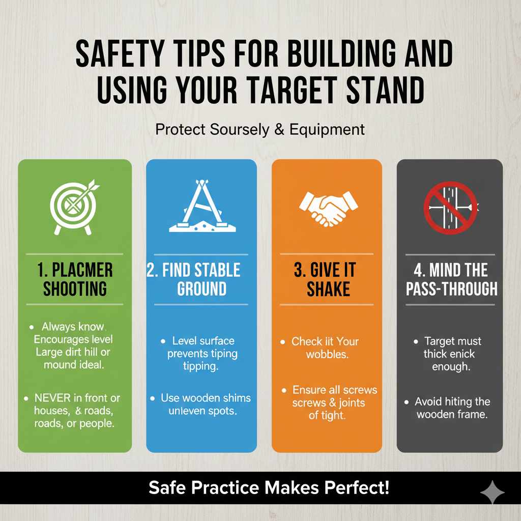 Safety Tips for Building and Using Your Target Stand