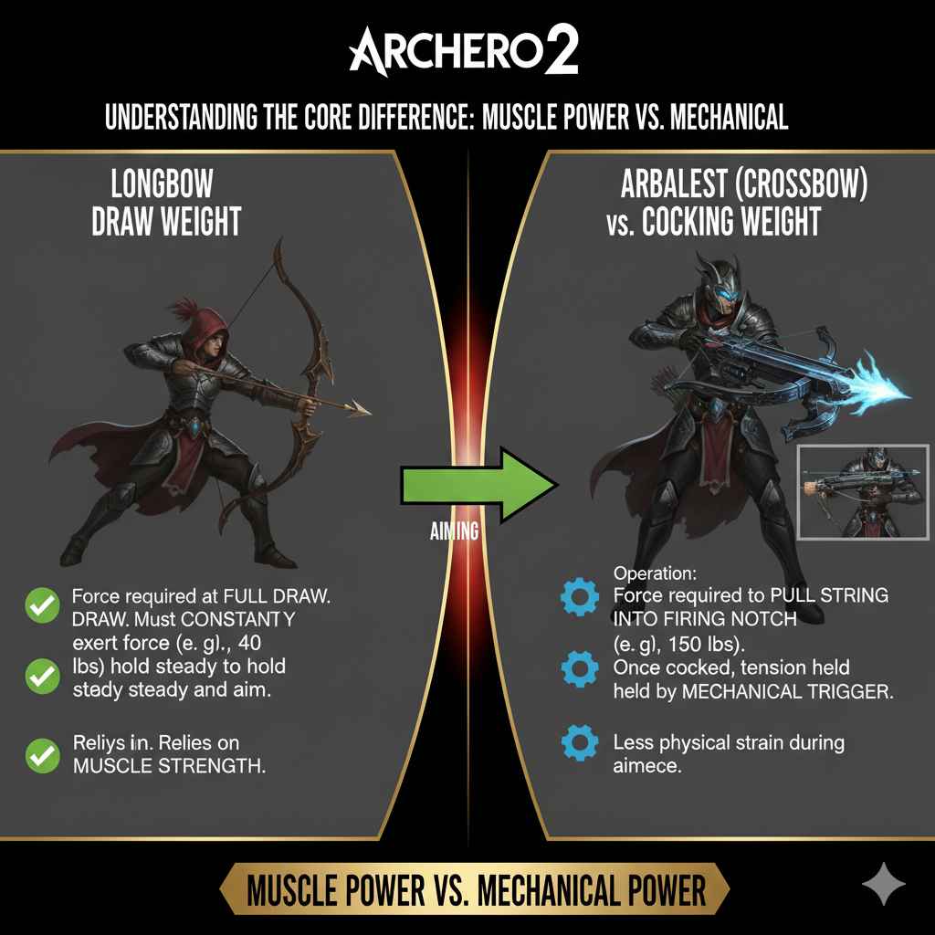 Understanding Draw Weight vs. Cocking Weight