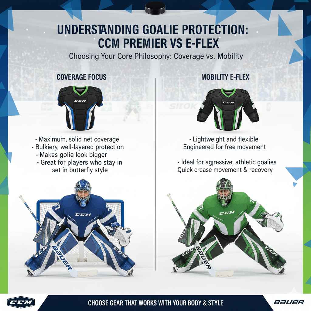 Understanding Goalie Protection What Are CCM Premier and EFlex