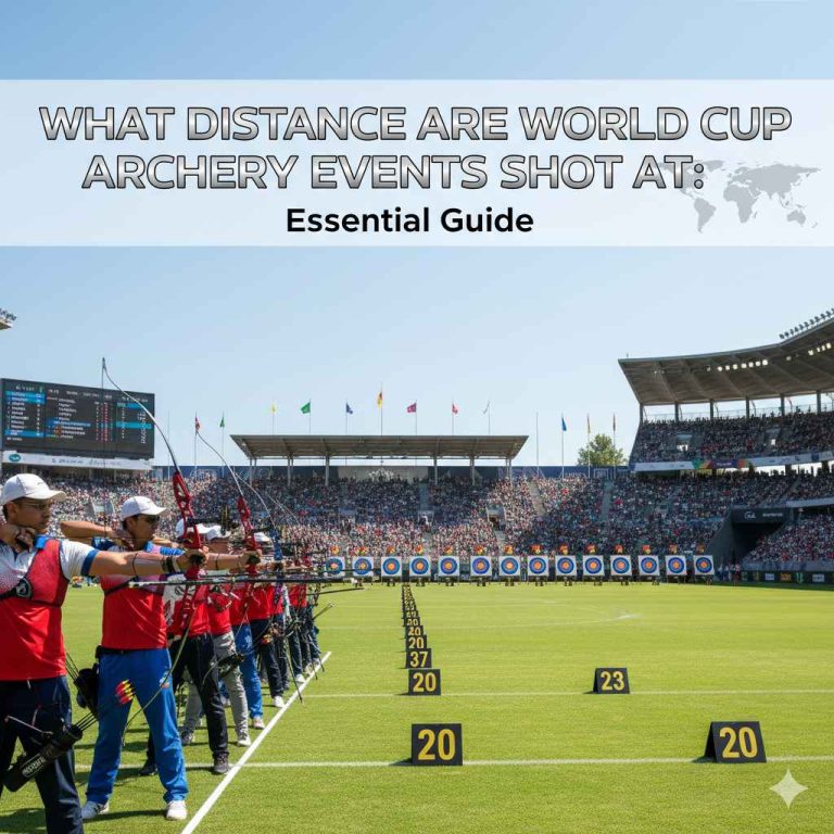 What Distance Are World Cup Archery Events Shot At