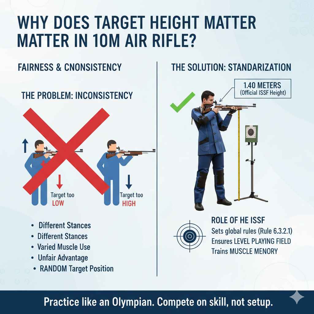 Why Does Target Height Matter in 10m Air Rifle