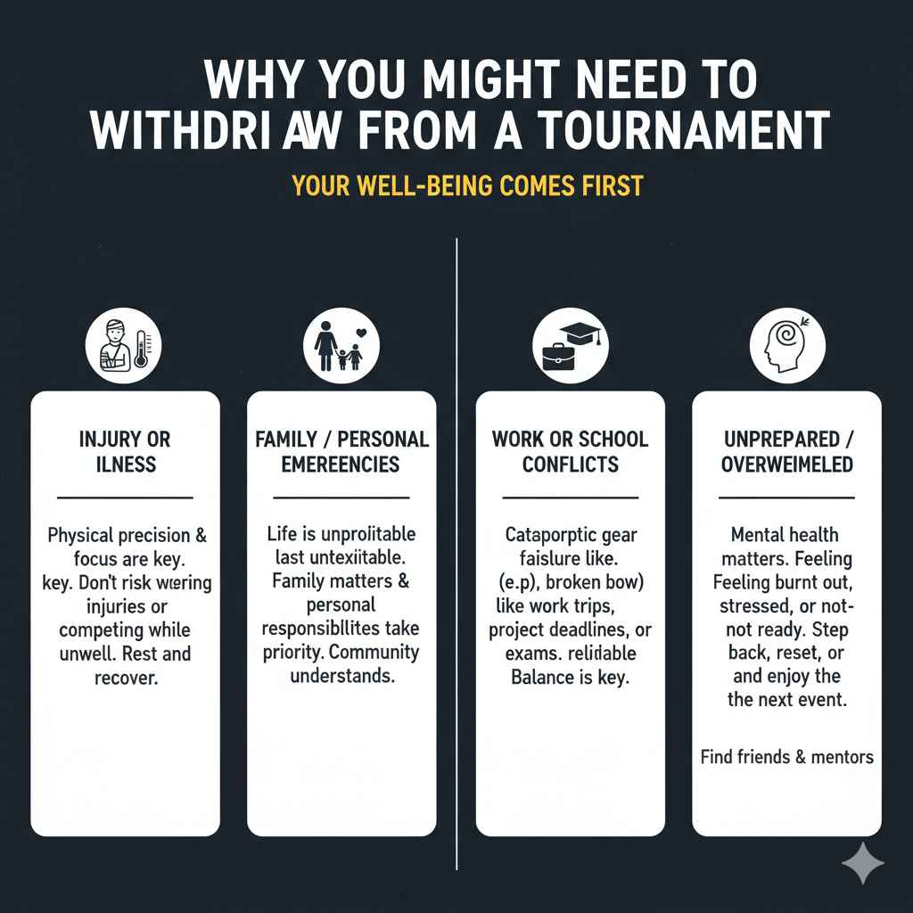 Why You Might Need to Withdraw from a Tournament