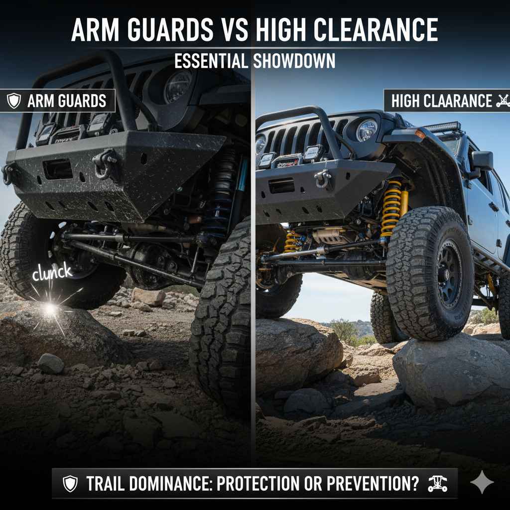 A Arm Guards Vs High Clearance