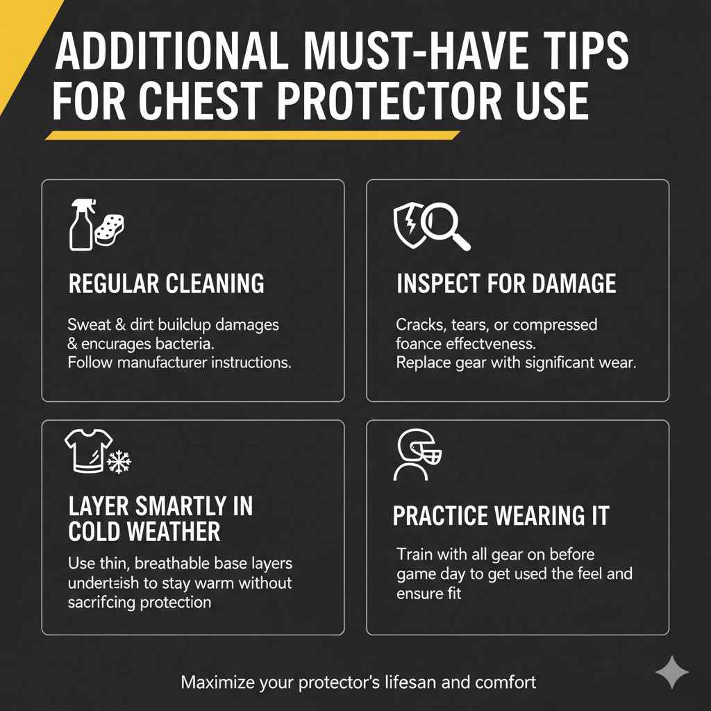 Additional Must-Have Tips for Chest Protector Use