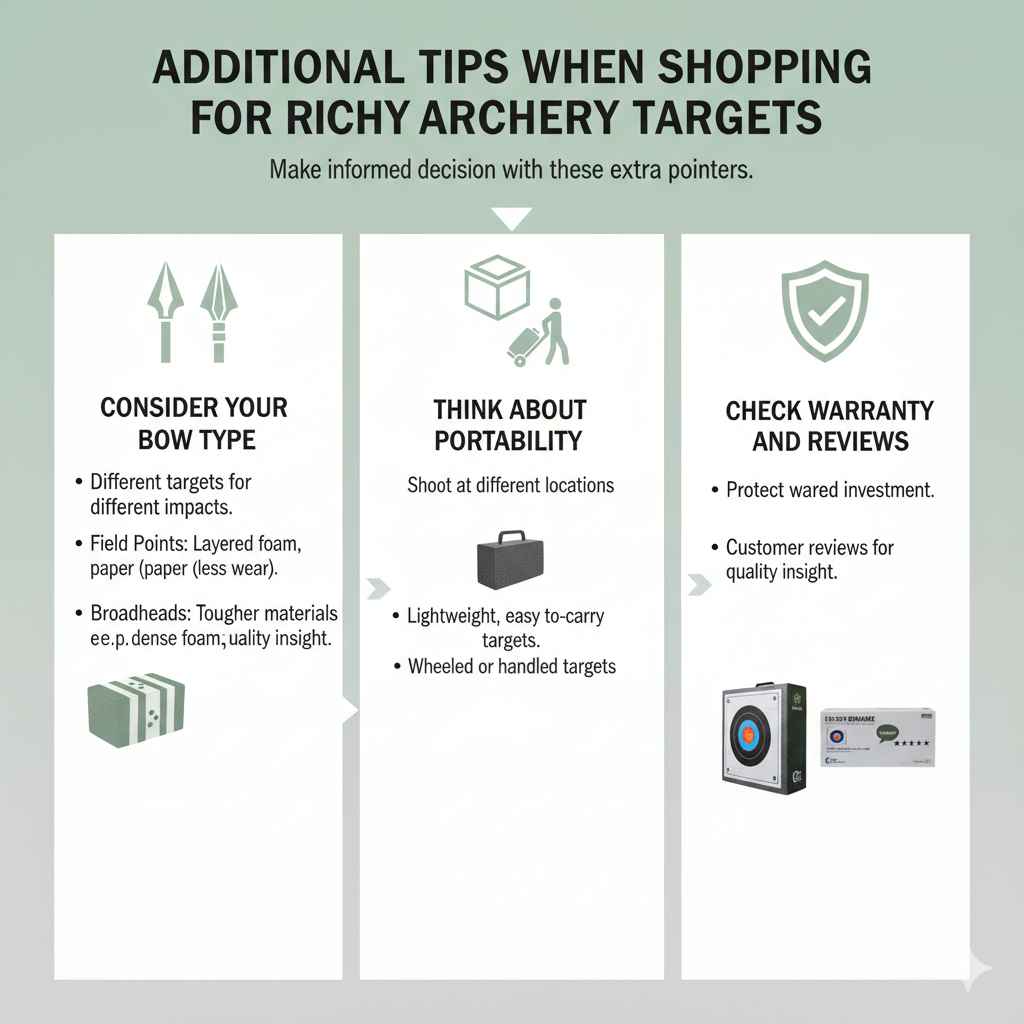 Additional Tips When Shopping for Archery Targets