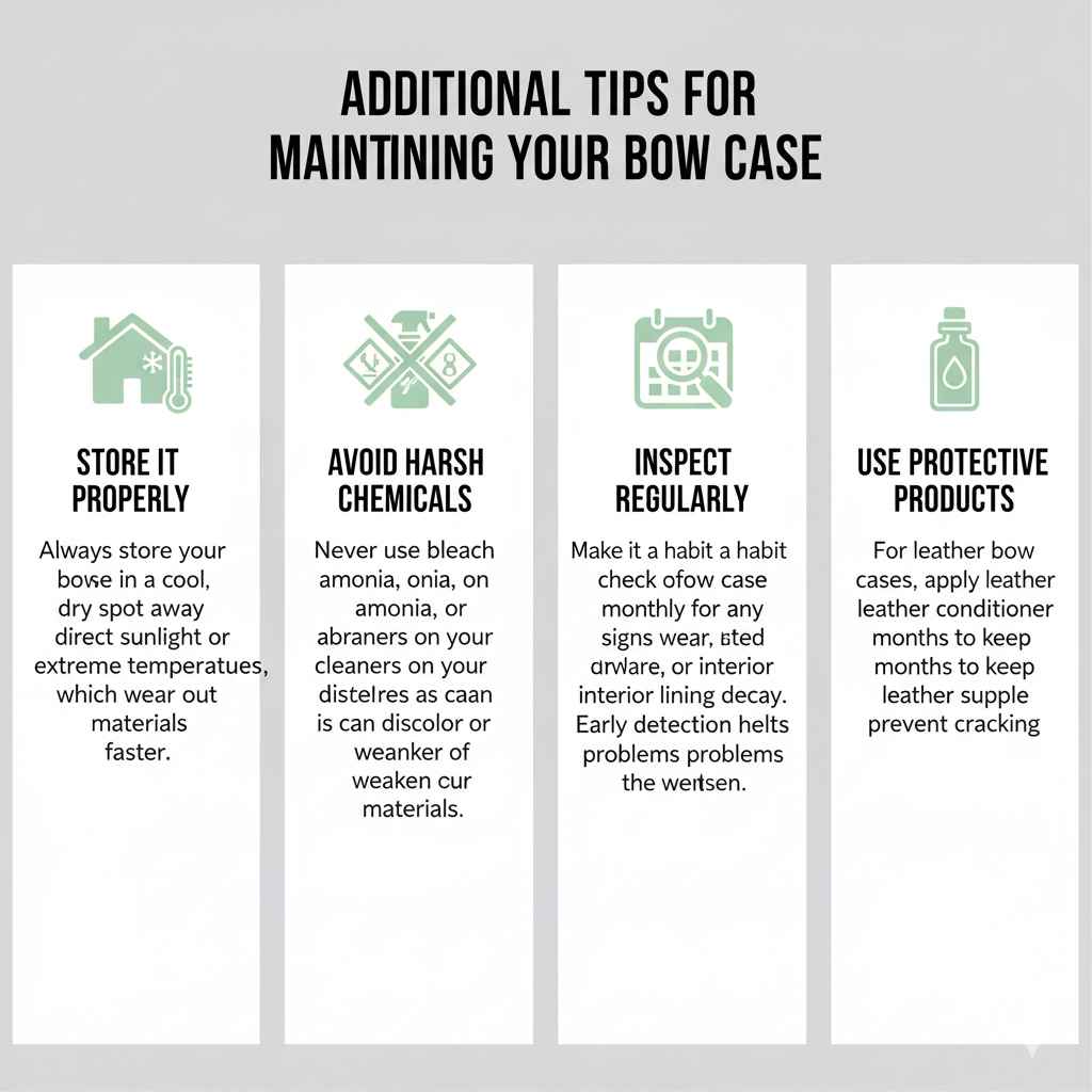 Additional Tips for Maintaining Your Bow Case