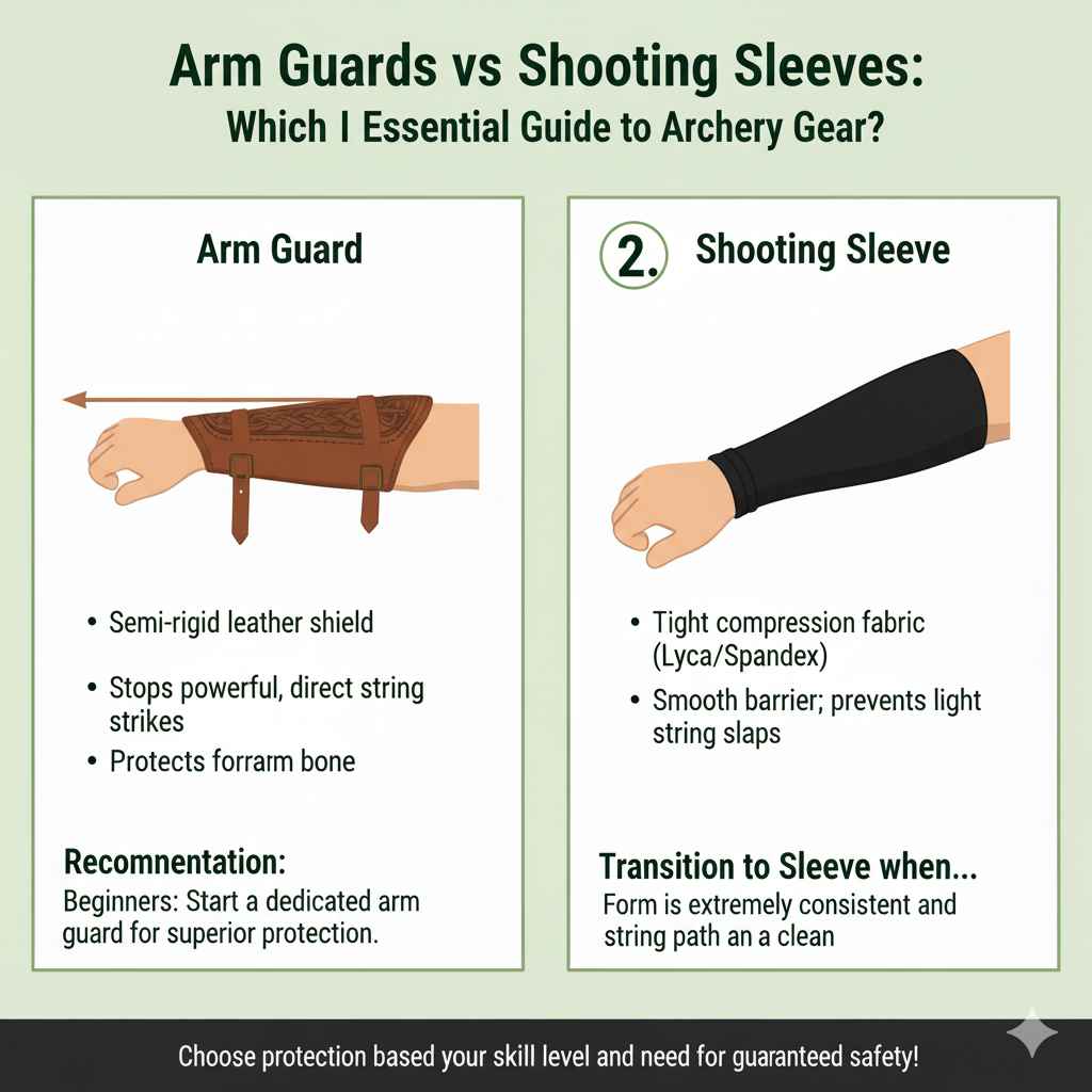 Arm Guards vs. Shooting Sleeves Which Should I Choose
