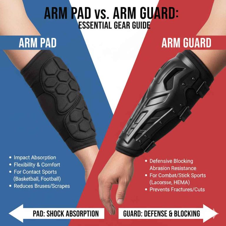 Arm Pad vs Arm Guard