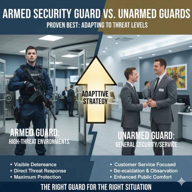 Armed Security Guard Vs UnArmed Guards
