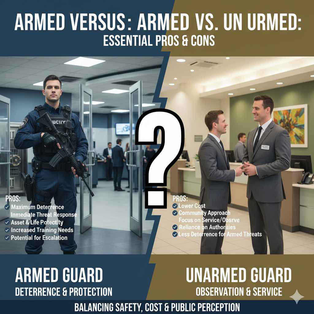 Armed Versus UnArmed Guards
