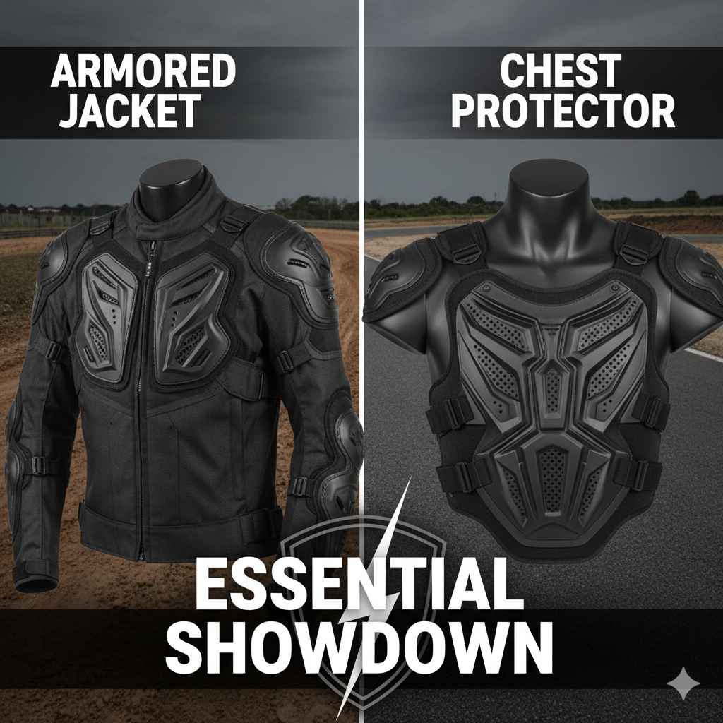 Armored Jacket Vs Chest Protector