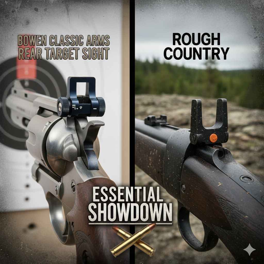 Bowen Classic Arms Rear Target Sight Vs Rough Country