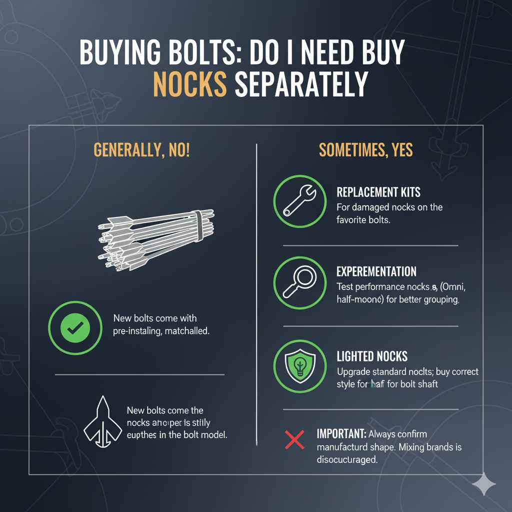 Buying Bolts Do I Need to Buy Nocks Separately