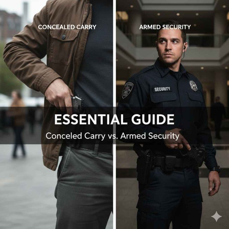 Concealed Carry vs Armed Security