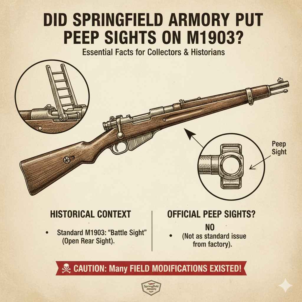 Did Springfield Armory Put Peep Sights On M1903