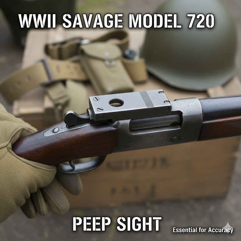 Did The WWII Savage Model 720 Have A Peep Sight