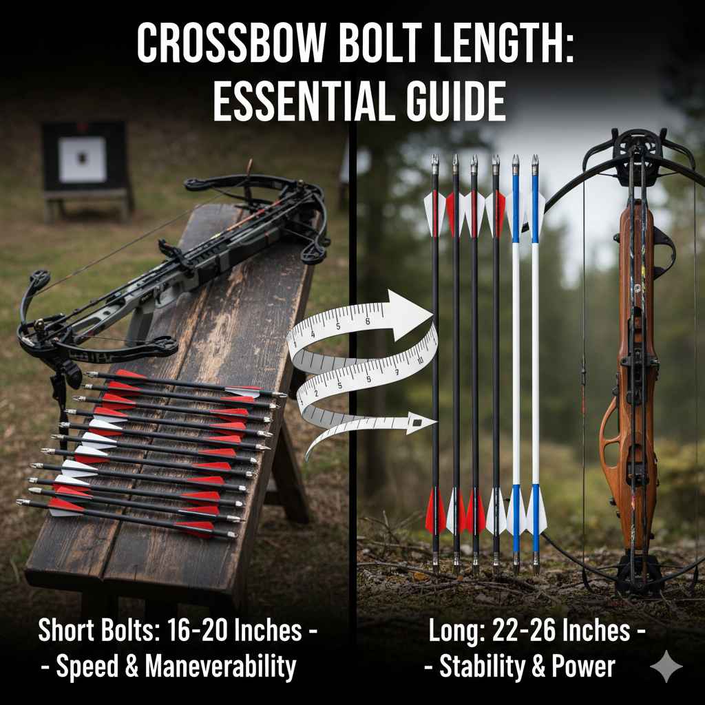 Difference In Crossbow Bolt Length