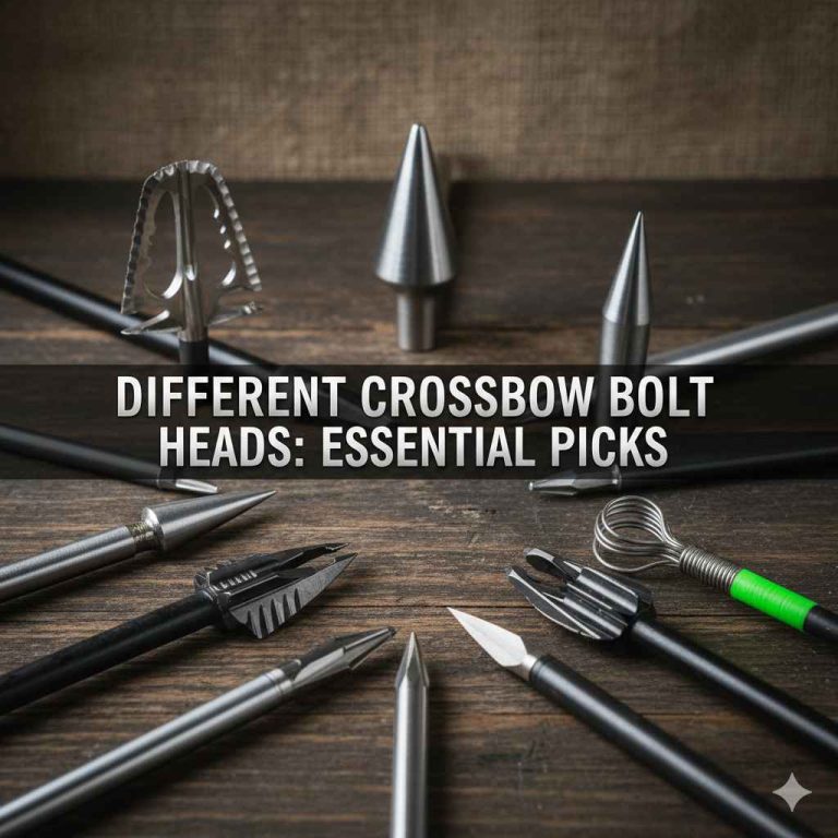 Different Crossbow Bolt Heads