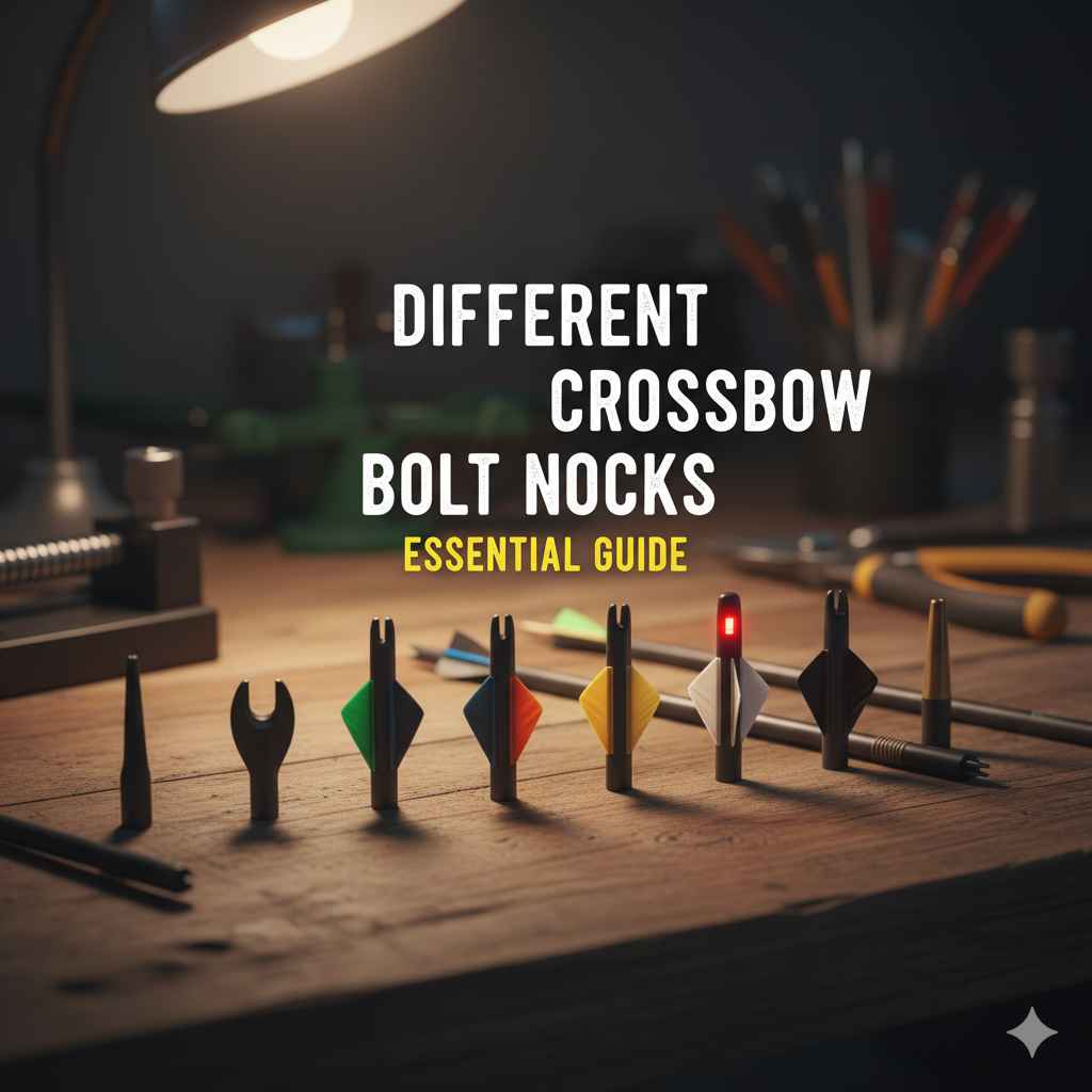 Different Crossbow Bolt Nocks