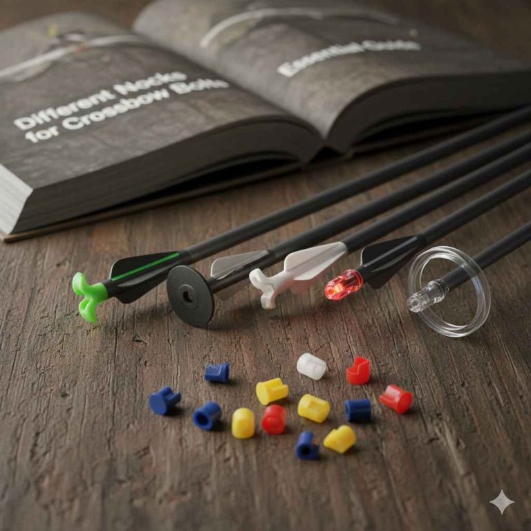 Different Nocks for Crossbow Bolts