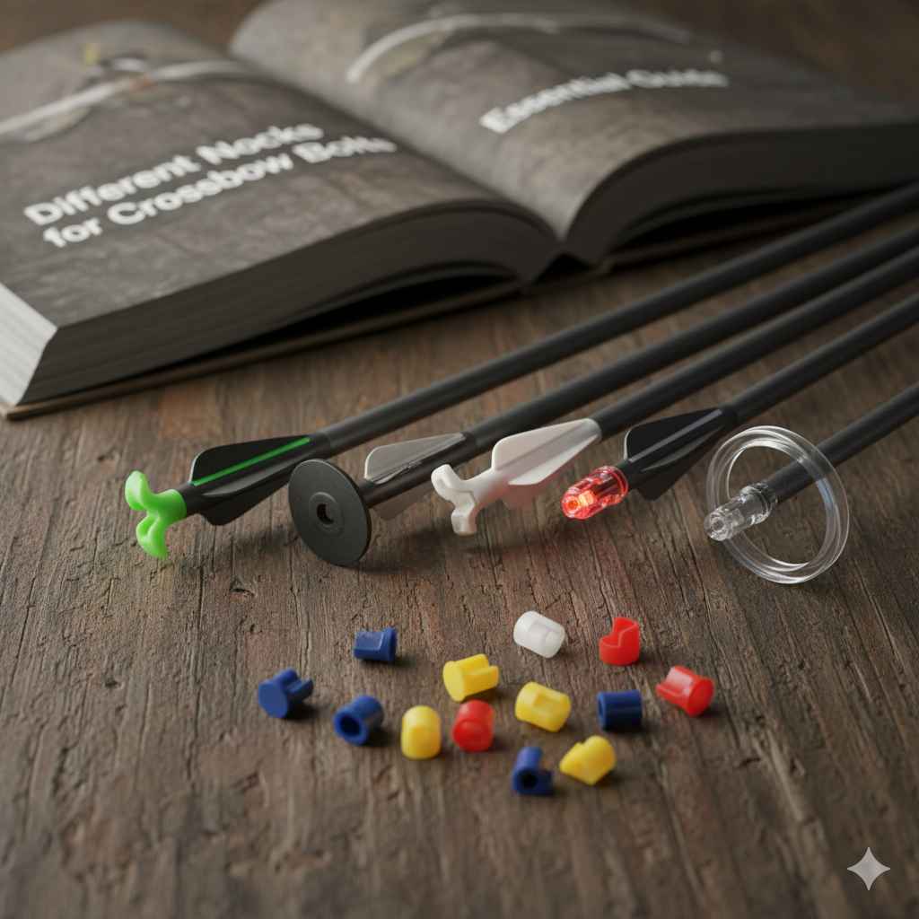 Different Nocks for Crossbow Bolts
