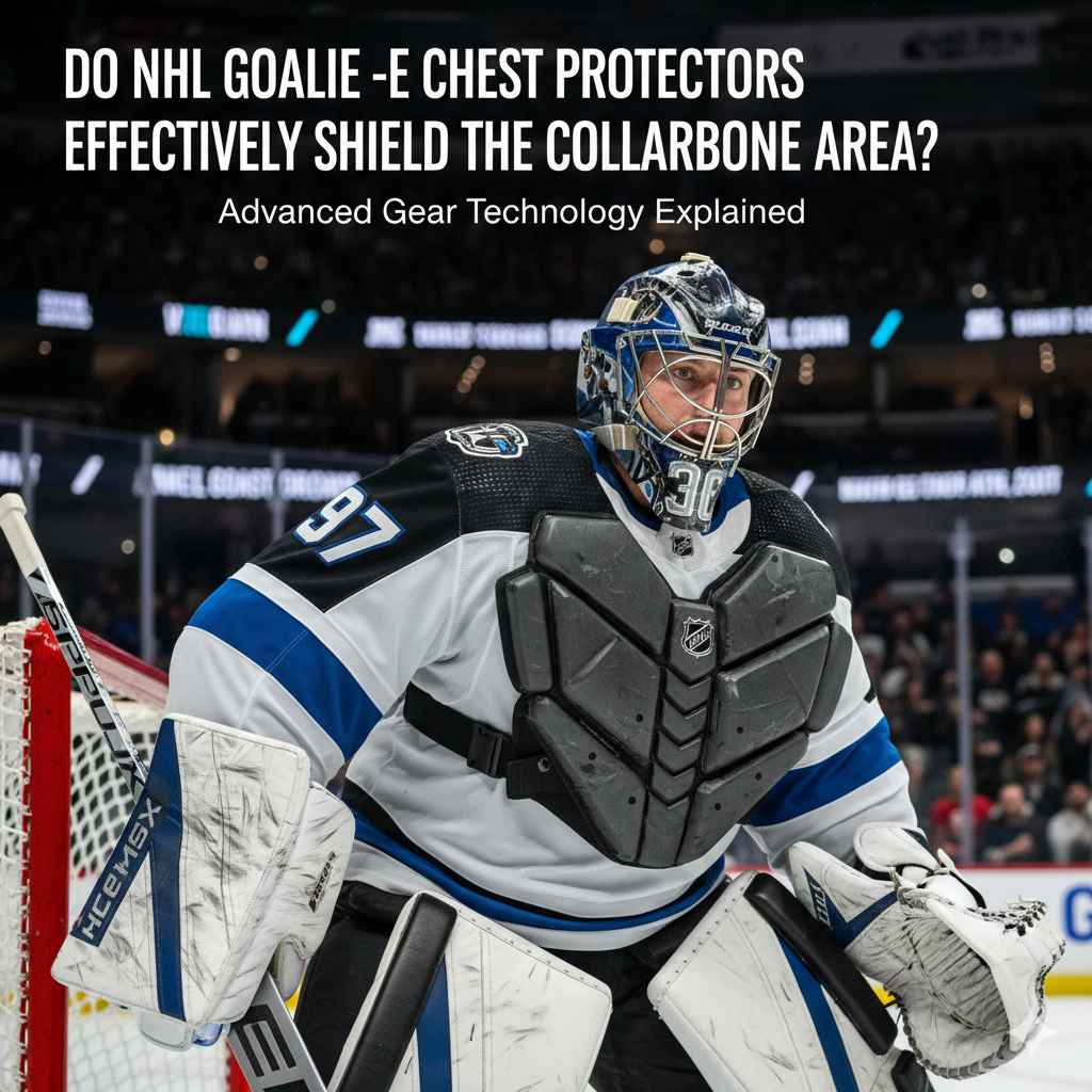 Do NHL Goalie Chest Protectors Effectively Shield the Collarbone Area