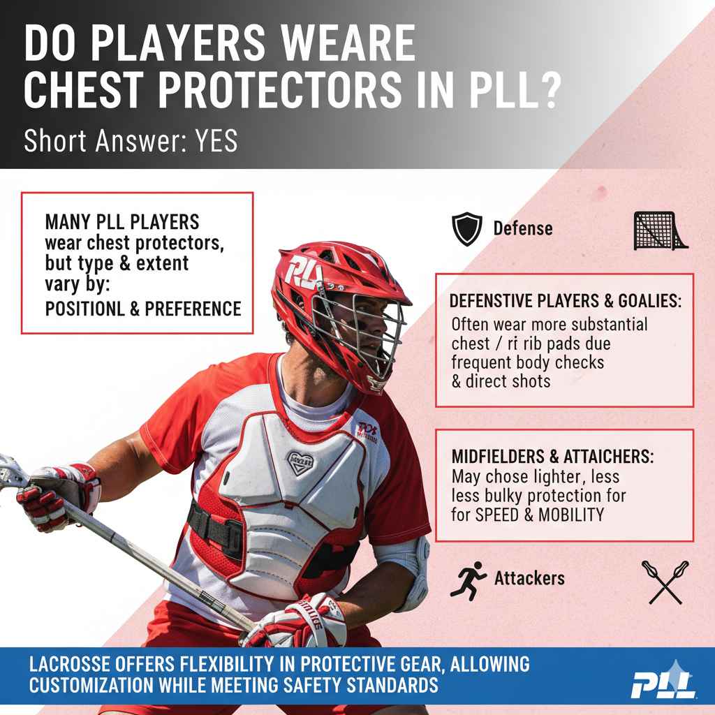 Do Players Wear Chest Protectors in PLL?