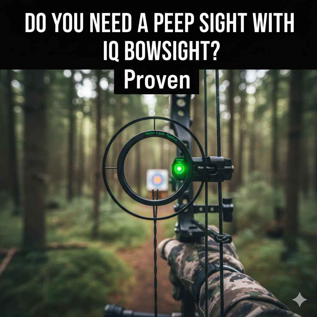 Do You Need A Peep Sight With IQ Bow sight