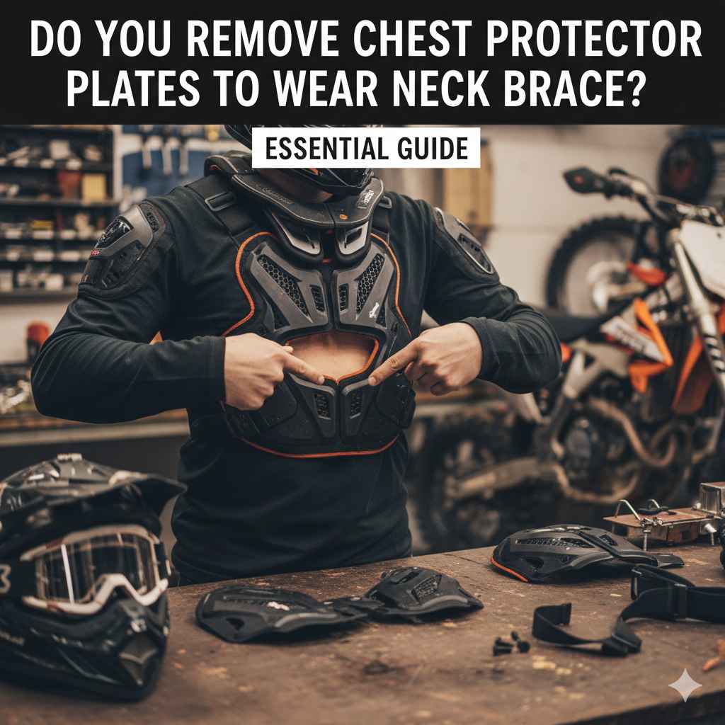 Do You Remove Chest Protector Plates to Wear Neck Brace