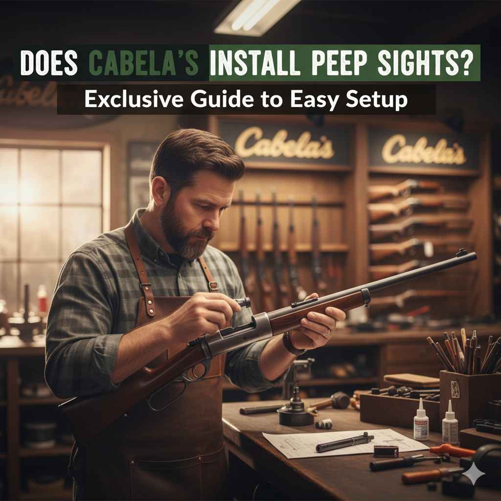 Does Cabelas Install Peep Sights