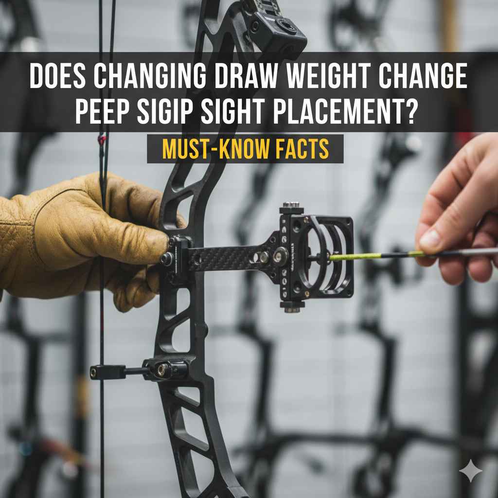 Does Changing Draw Weight Change Peep Sight Placement