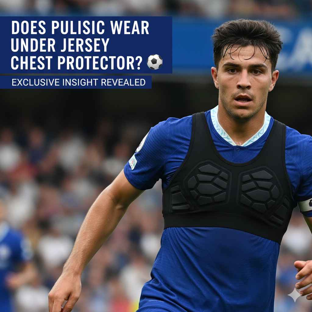 Does Pulisic Wear Under Jersey Chest Protector