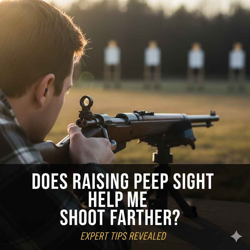 Does Raising Peep Sight Help Me Shoot Farther
