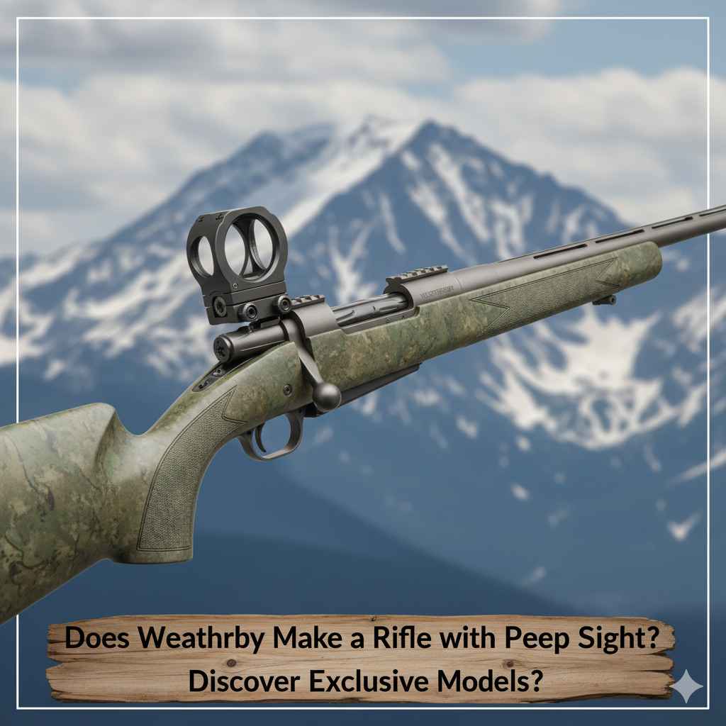 Does Weatherby Make a Rifle with Peep Sight