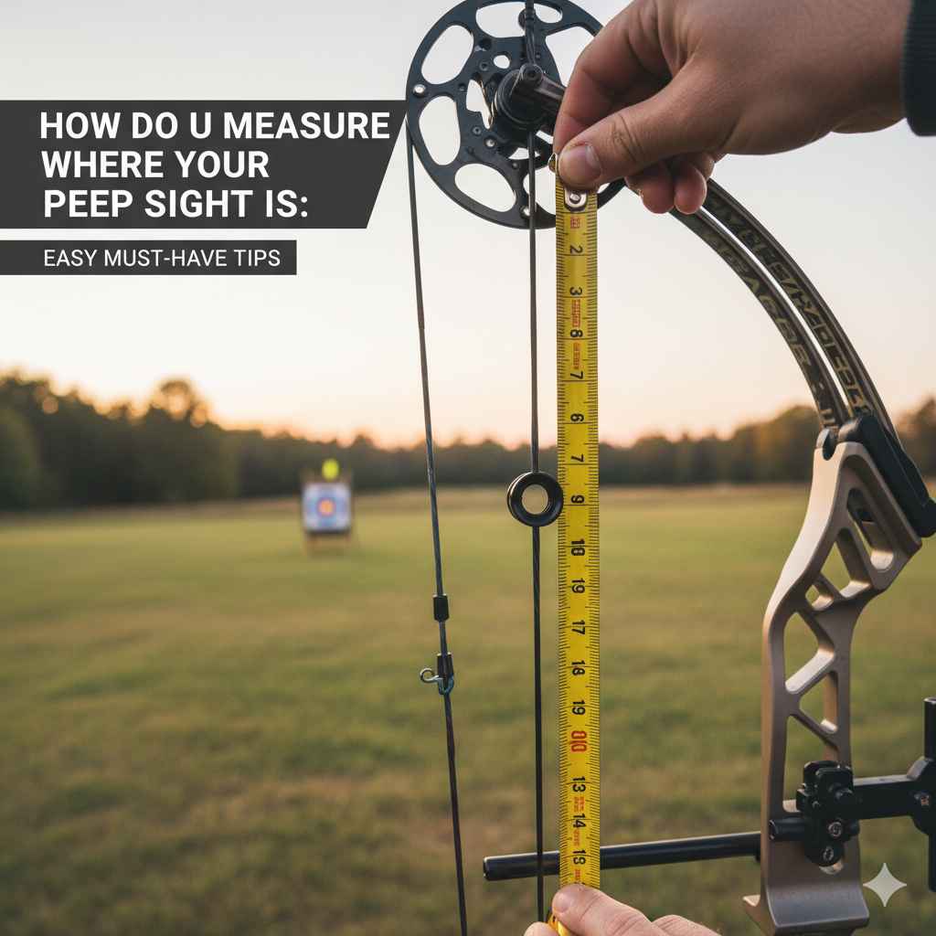 How Do U Measure Where Your Peep Sight Is